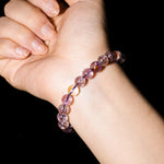 Purple Garden Quartz Bracelet-Helmsman Crystal