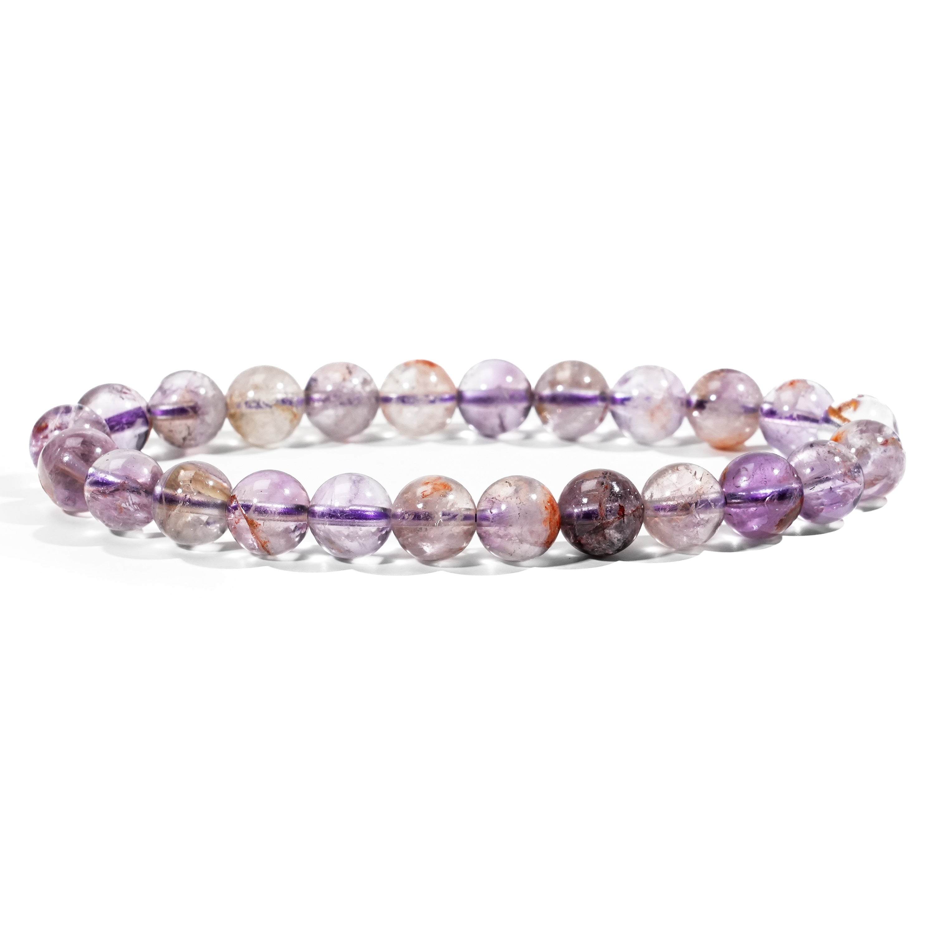 Purple Garden Quartz Bracelet-Helmsman Crystal