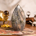 Purple Labradorite Flame Freeform-Helmsman Crystal