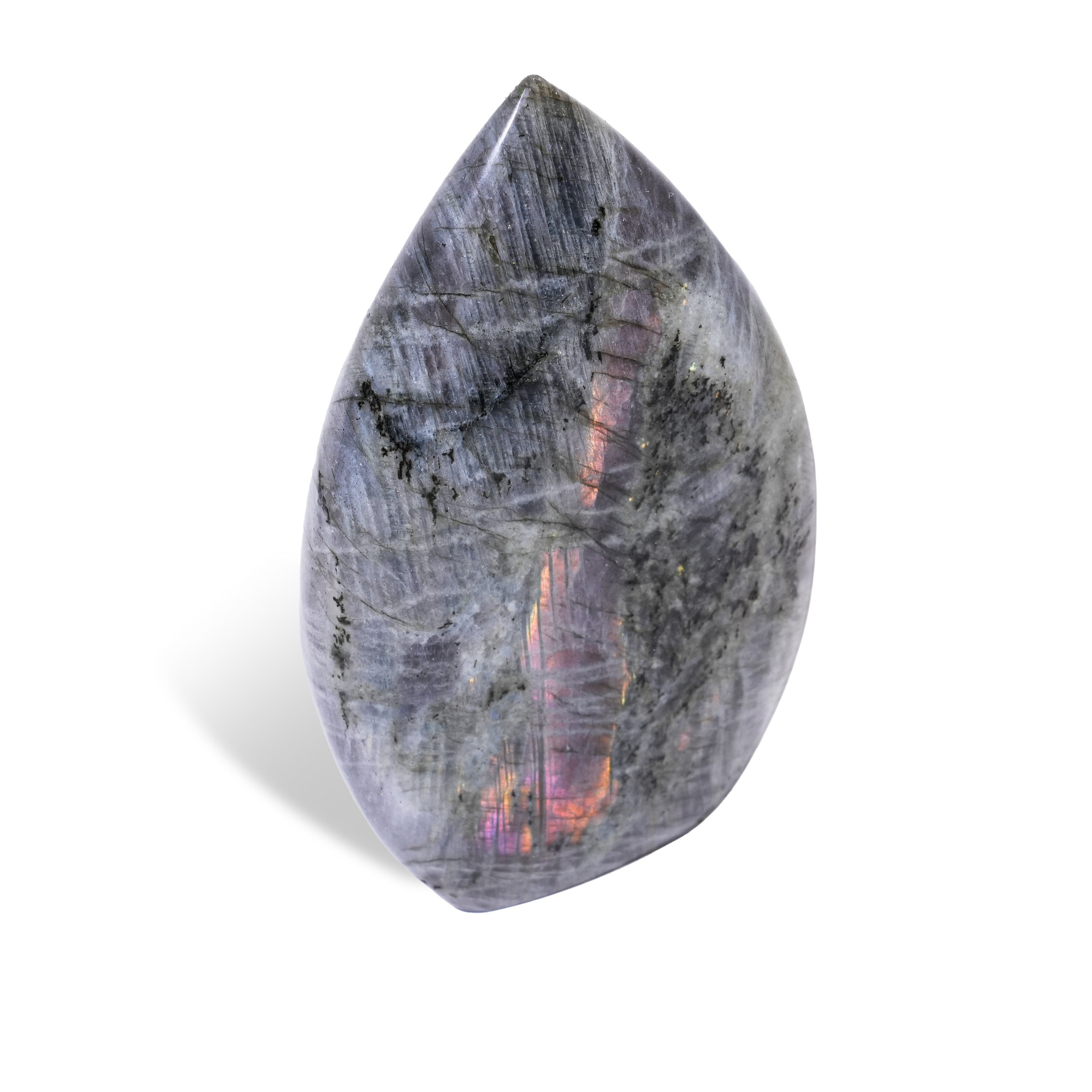 Purple Labradorite Flame Freeform-Helmsman Crystal