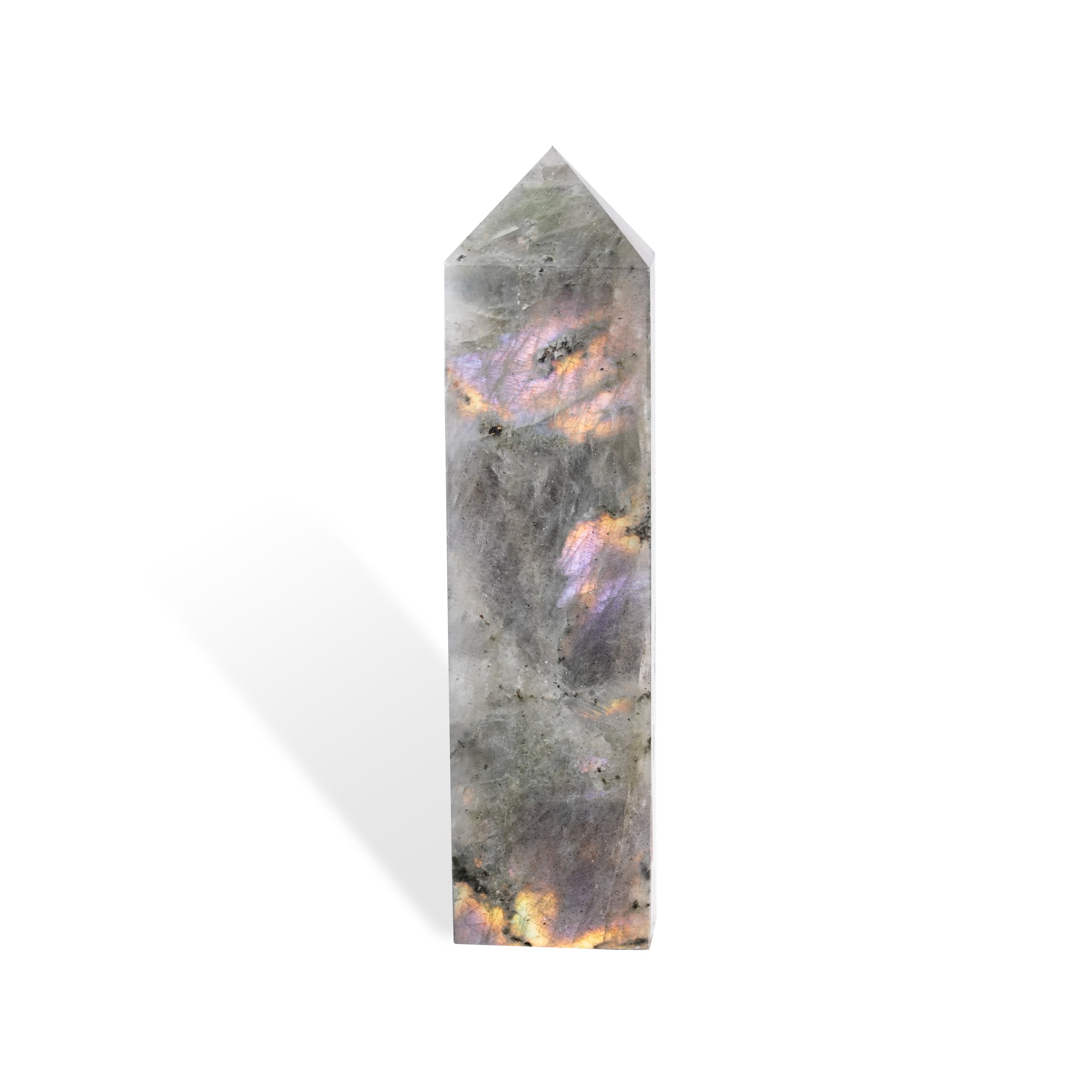 Purple Labradorite Tower-Helmsman Crystal
