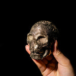 Pyrite Skull-Helmsman Crystal