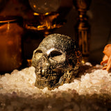 Pyrite Skull-Helmsman Crystal