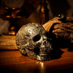 Pyrite Skull-Helmsman Crystal