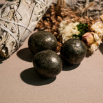 Pyrite Tumbled Stone Set-Helmsman Crystal