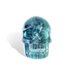 Rainbow Fluorite Crystal Skull-Helmsman Crystal
