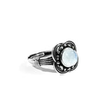 Moonstone Ring-Helmsman Crystal