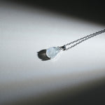 Moonstone Teardrop Pendant Necklace-Helmsman Crystal