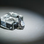 Moonstone Teardrop Pendant Necklace-Helmsman Crystal