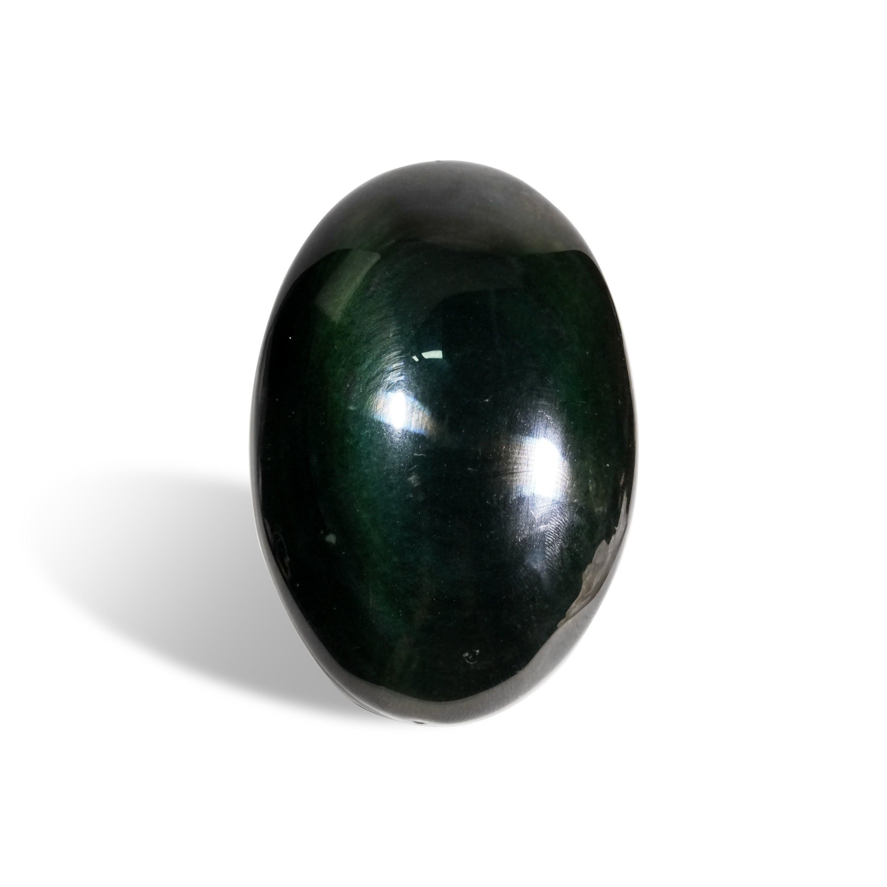 Rainbow Obsidian Palm Stone-Helmsman Crystal