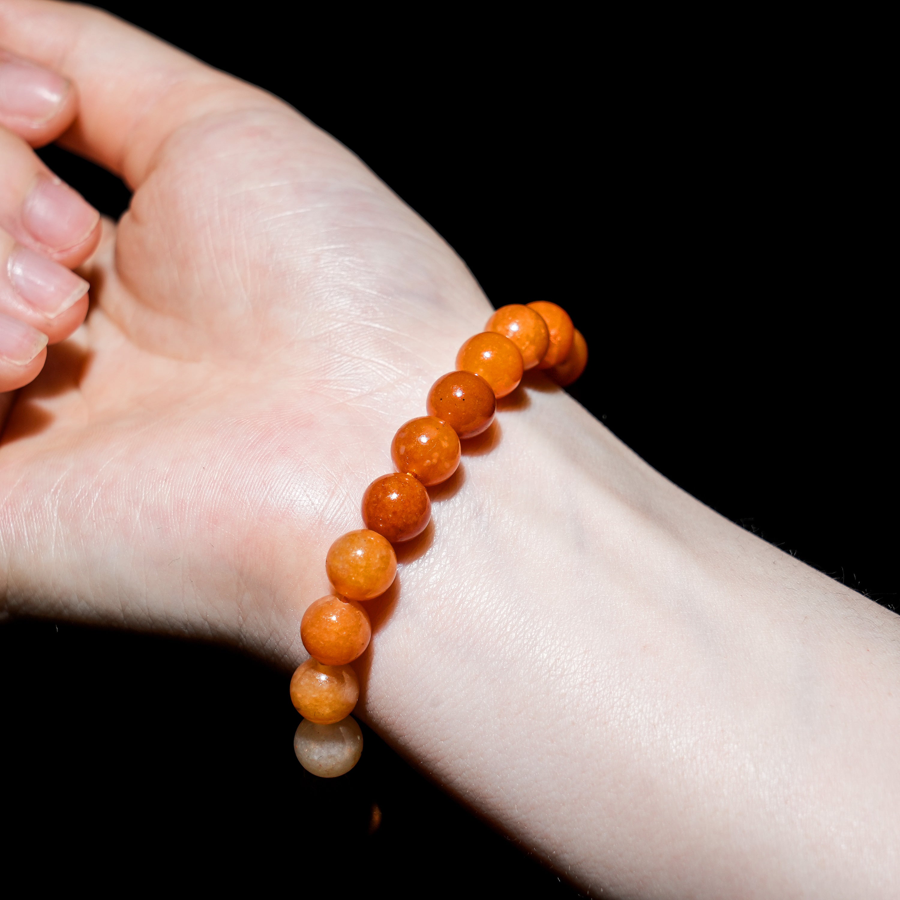 Peach Aventurine Bracelet-Helmsman Crystal