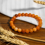 Peach Aventurine Bracelet-Helmsman Crystal