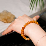Peach Aventurine Bracelet-Helmsman Crystal