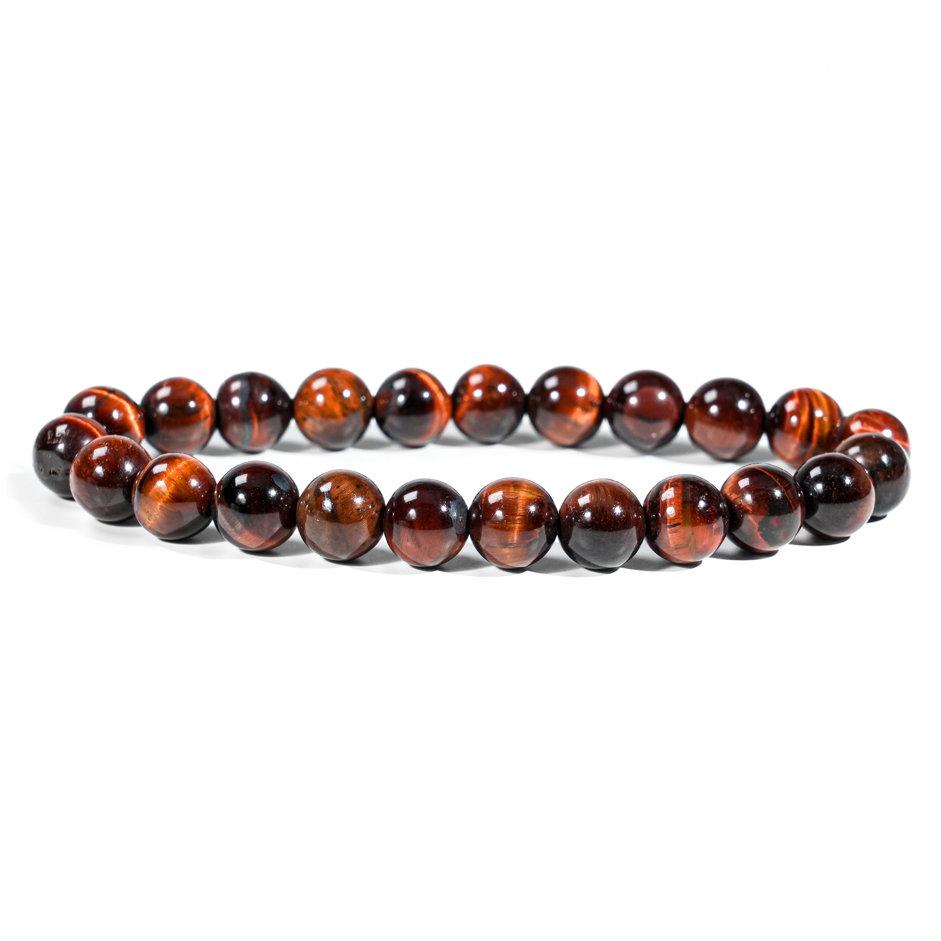 Red Tiger Eye Bracelet-Helmsman Crystal