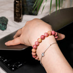 Rhodonite Bracelet-Helmsman Crystal