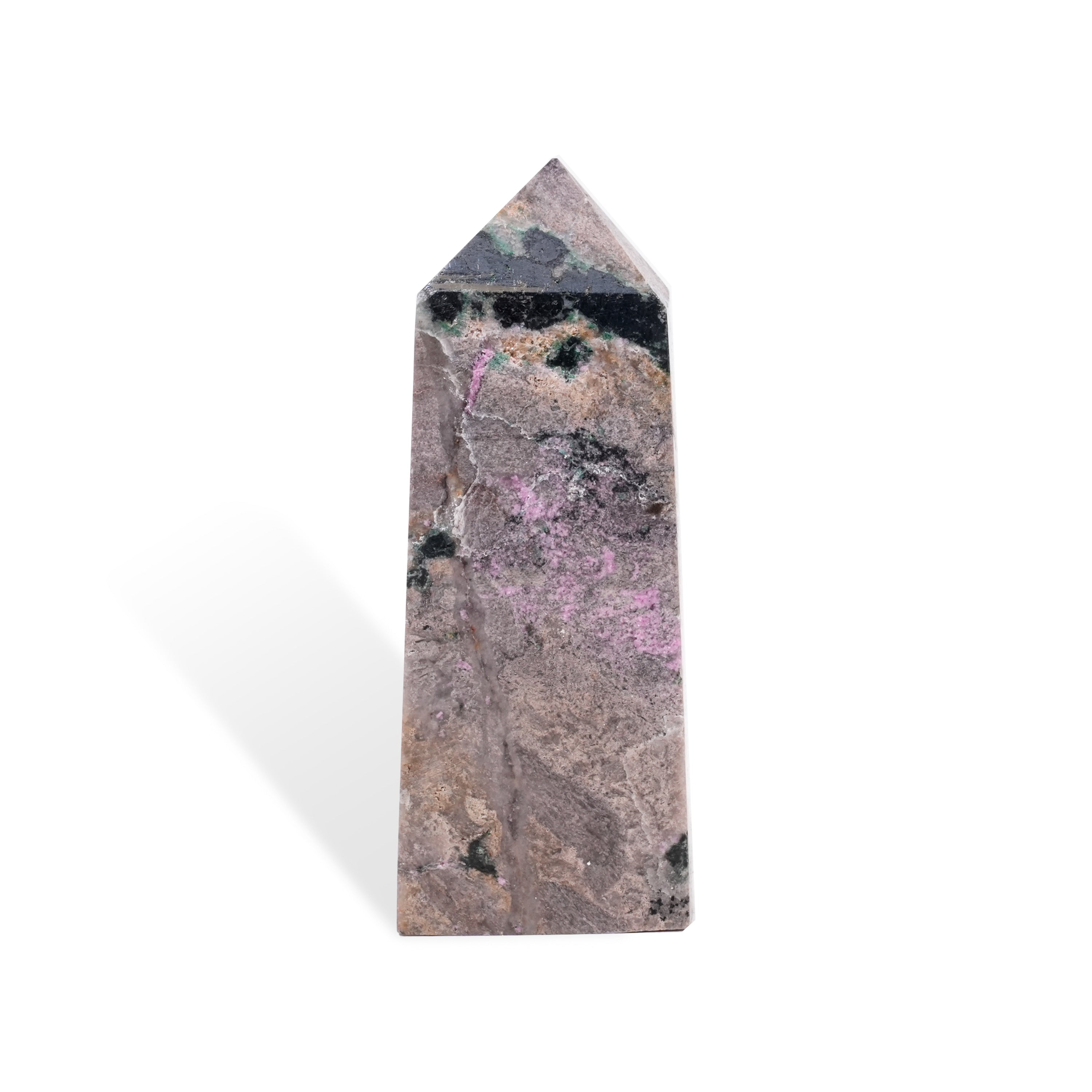 Rhodonite Tower-Helmsman Crystal