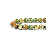 Rhyolite Beads Bracelet-Helmsman Crystal