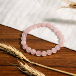 Rose Quartz Crystal Bracelet-Helmsman Crystal