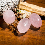 Rose Quartz Crystal Tumbled Stone Set-Helmsman Crystal