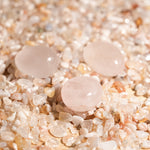 Rose Quartz Crystal Tumbled Stone Set-Helmsman Crystal