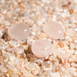 Rose Quartz Crystal Tumbled Stone Set-Helmsman Crystal