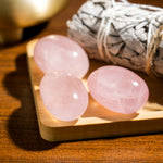 Rose Quartz Crystal Tumbled Stone Set-Helmsman Crystal