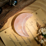 Rose Quartz Moon-Helmsman Crystal