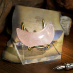Rose Quartz Moon-Helmsman Crystal