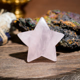 Rose Quartz Pentagram-Helmsman Crystal