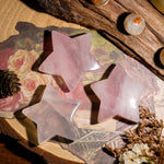 Rose Quartz Pentagram-Helmsman Crystal