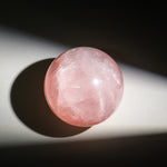 Rose Quartz Sphere-Helmsman Crystal