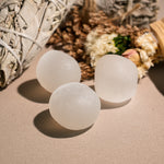 Selenite Tumbled Stone Set-Helmsman Crystal