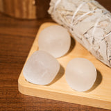 Selenite Tumbled Stone Set-Helmsman Crystal