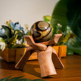 Septarian Sphere-Helmsman Crystal