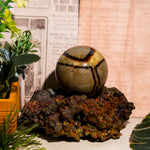 Septarian Sphere-Helmsman Crystal