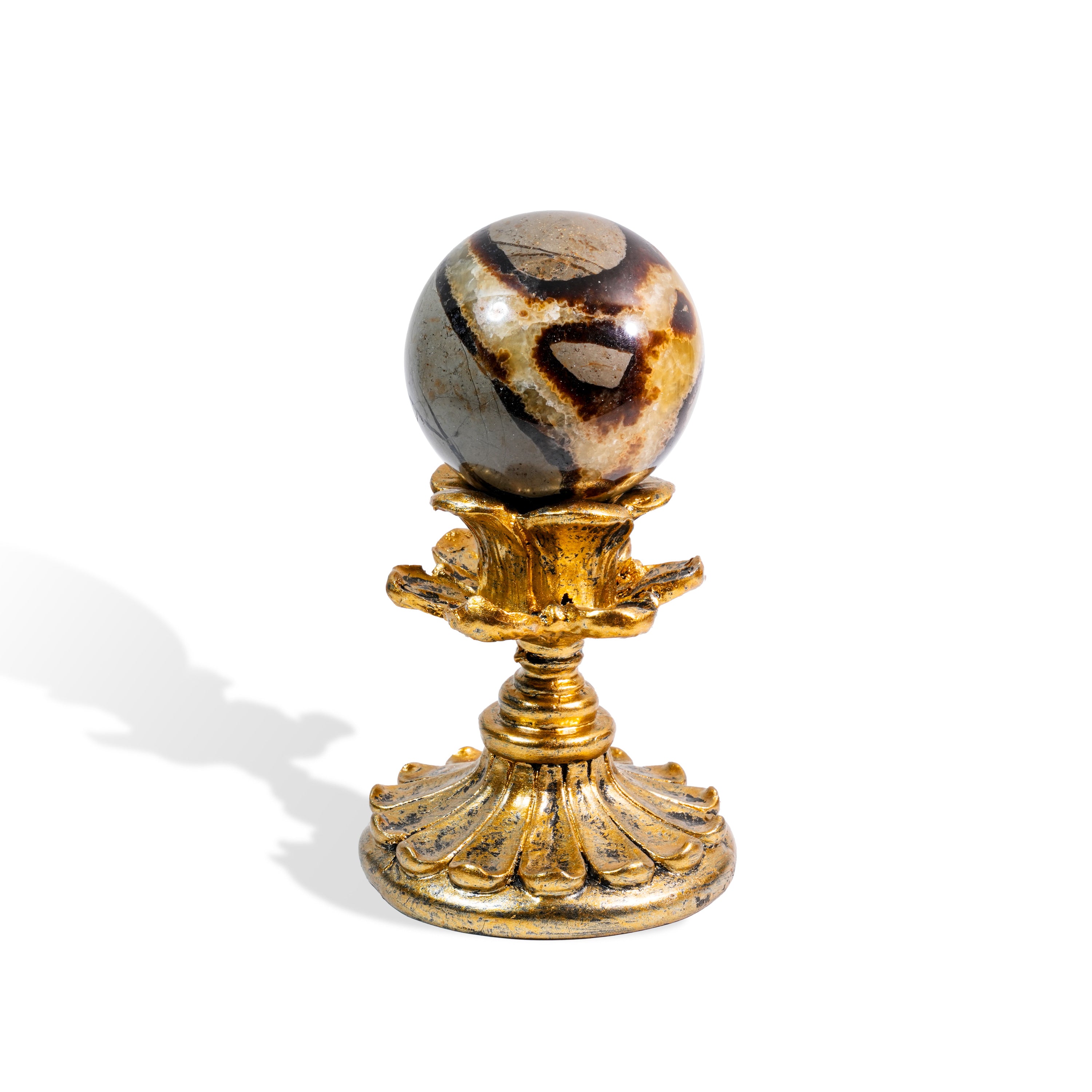 Septarian Sphere-Helmsman Crystal