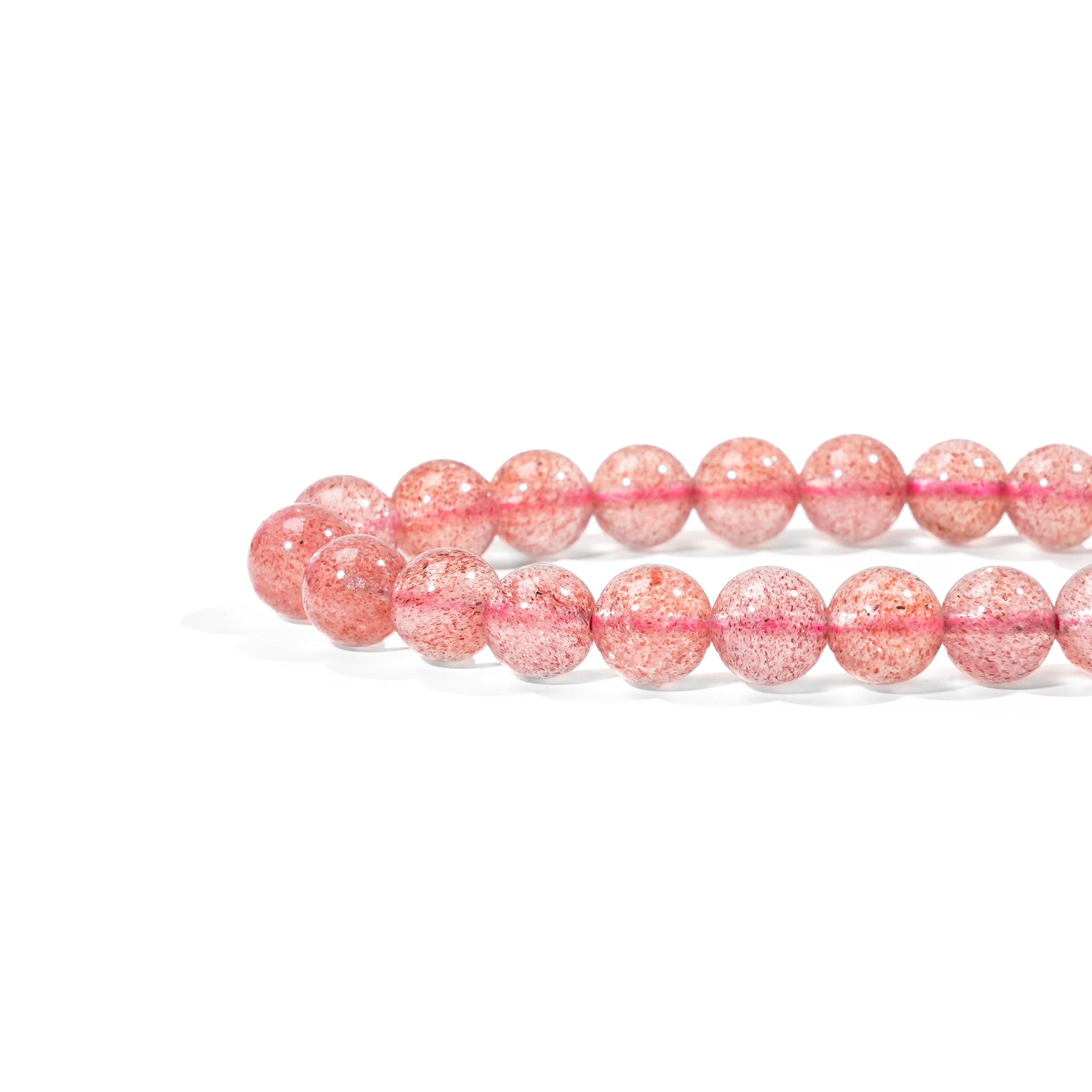 Strawberry Quartz Bracelet-Helmsman Crystal