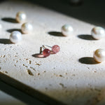 Strawberry Quartz Earrings-Helmsman Crystal