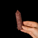 Strawberry Quartz Point-Helmsman Crystal