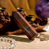 Tiger Iron Crystal Point-Helmsman Crystal