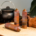 Tiger Iron Crystal Point-Helmsman Crystal