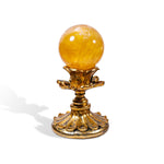 Yellow Calcite Crystal Sphere-Helmsman Crystal