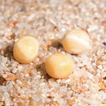 Yellow Calcite Tumbled Stone Set-Helmsman Crystal