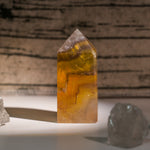 Yellow Candy Fluorite Tower-Helmsman Crystal