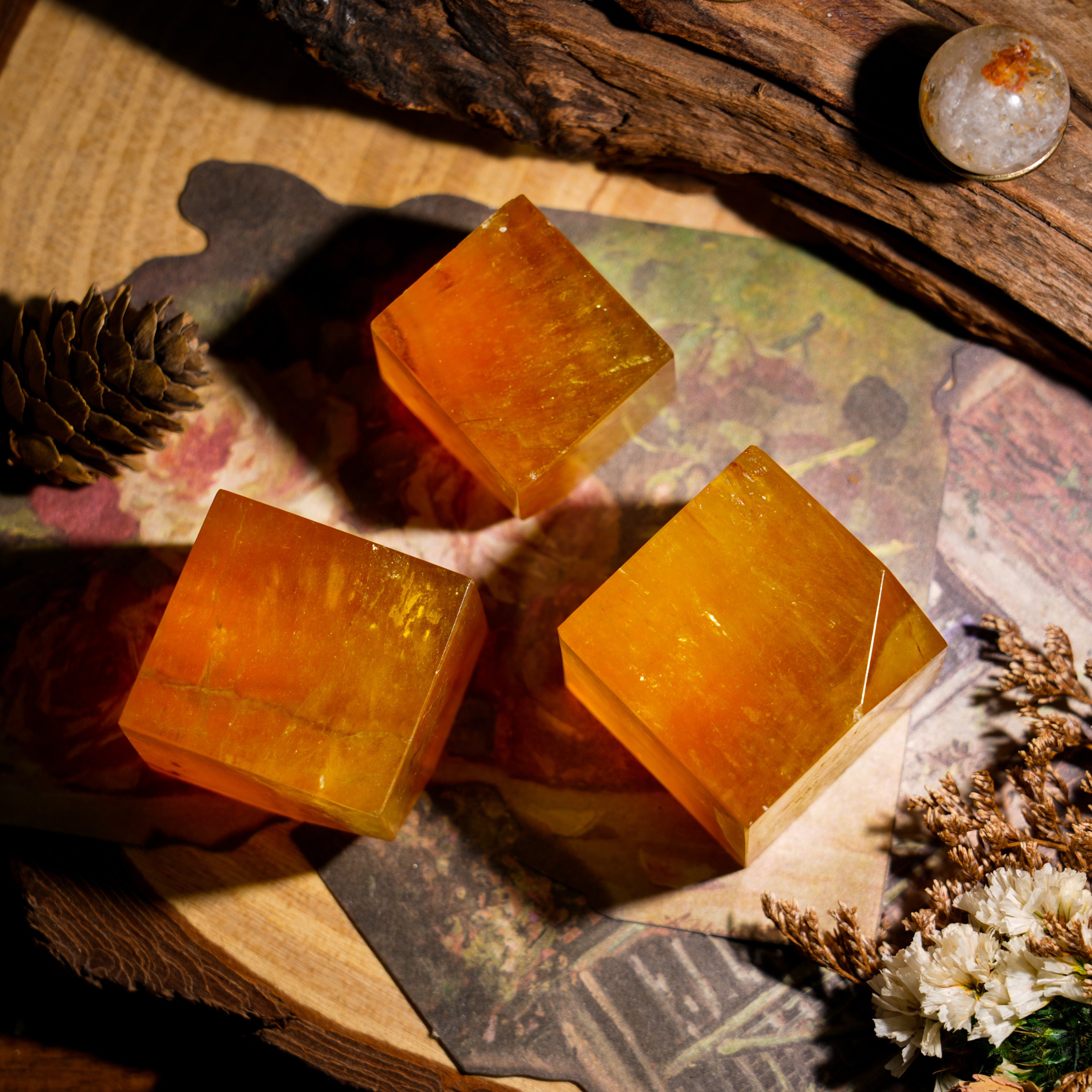 Yellow Fluorite Freeform-Helmsman Crystal