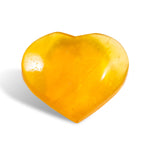 Yellow Fluorite Heart-Helmsman Crystal