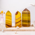 Yellow Fluorite Tower-Helmsman Crystal