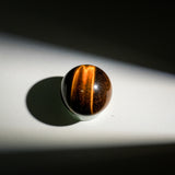 Yellow Tiger Eye Stone Sphere-Helmsman Crystal