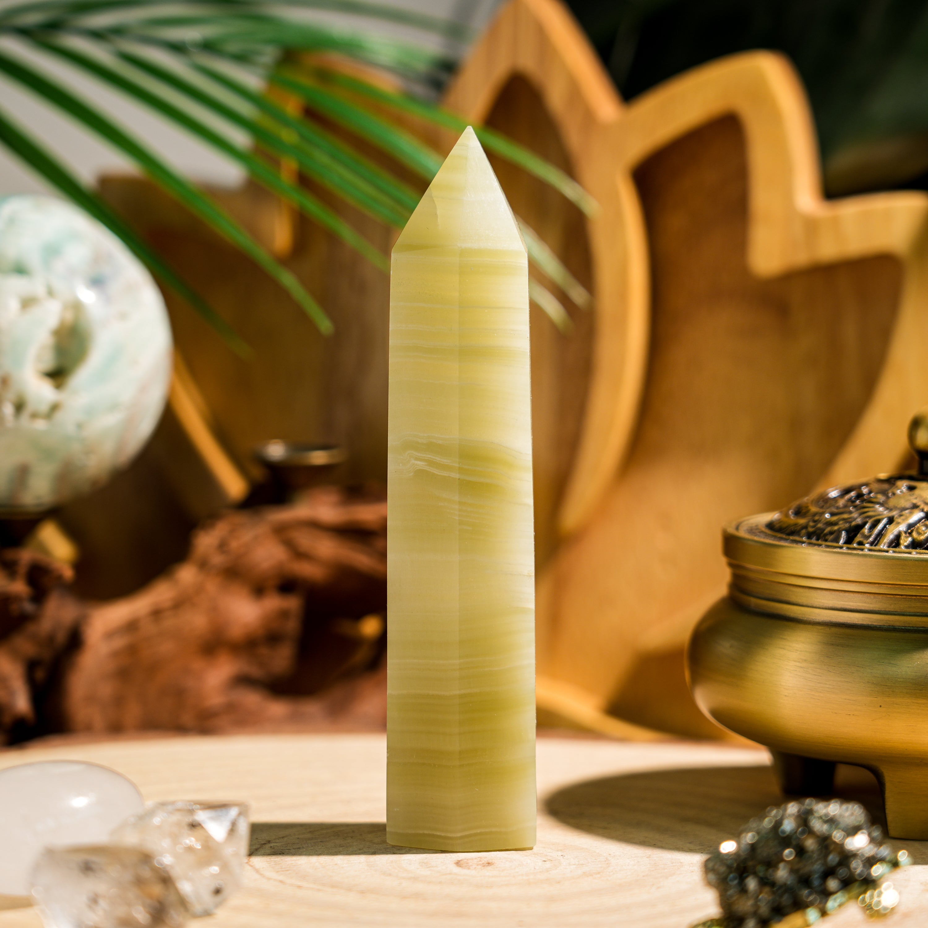 Afghan Jade Point-Helmsman Crystal