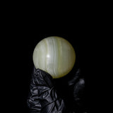 Afghan Jade Sphere - helmsman - crystal